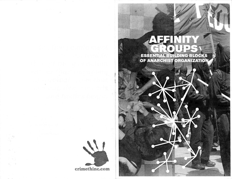 informational zine about anarchist organization