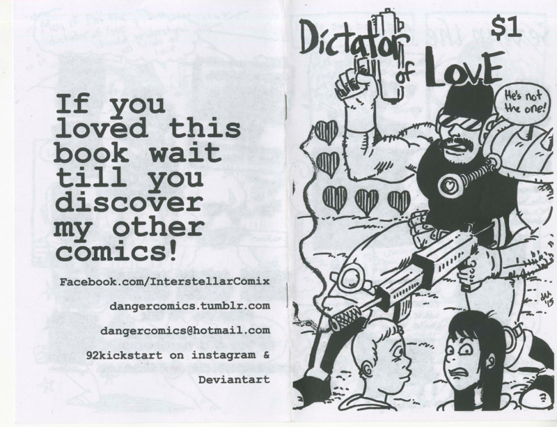 black-and-white comic zine