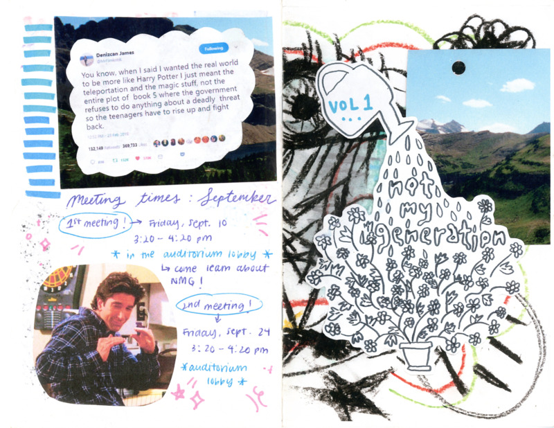 left-wing youth collage zine