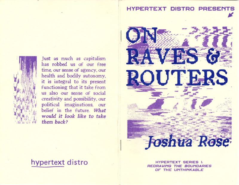 political essay about the connections between raves, routers, and seeds of a utopian future.