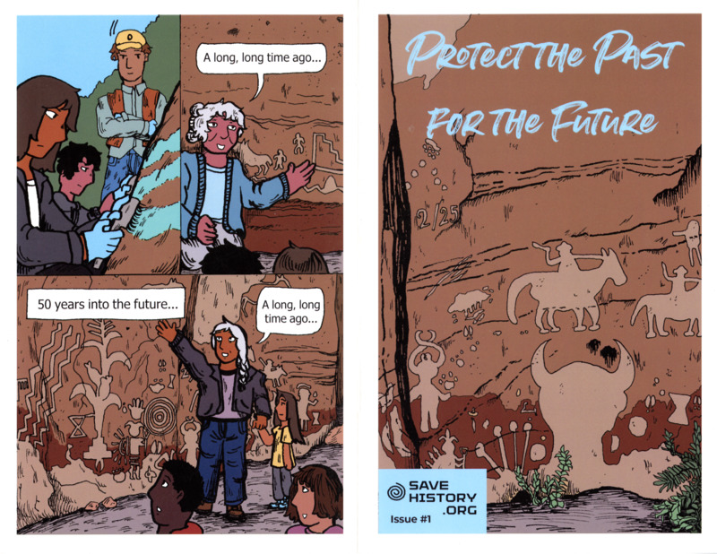 comic zine promoting indigenous art preservation