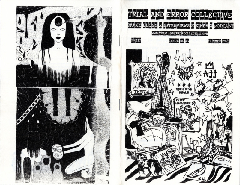 omnibus zine with artist interviews, indie comics, art, and poetry. 