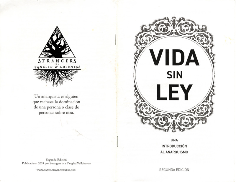 informational zine in Spanish about anarchism