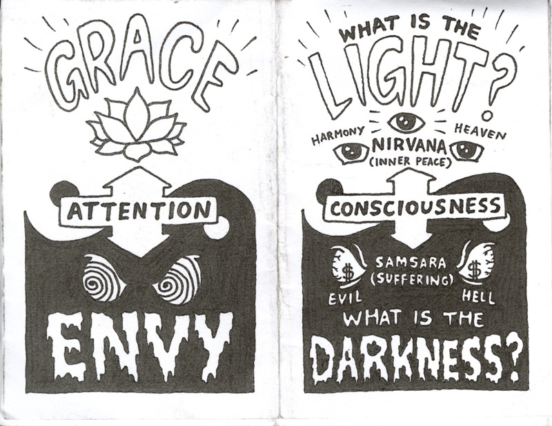 comic comparing vices and virtues.