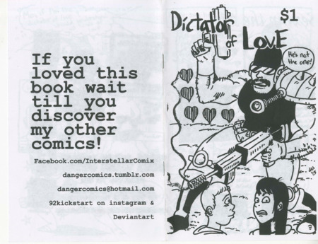 black-and-white comic zine