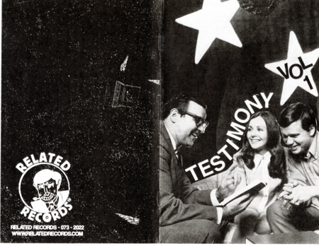 black-and-white zine collection about Christian religious trauma and Mormonism