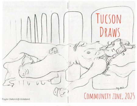 collection of figure drawings from Tucson Draws