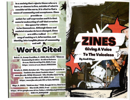 informational zine about zines.